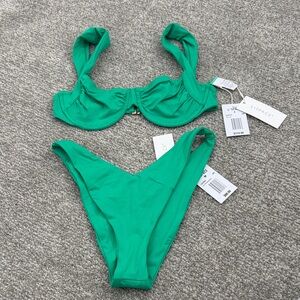 L*Space Vibrant Green Bikini Set